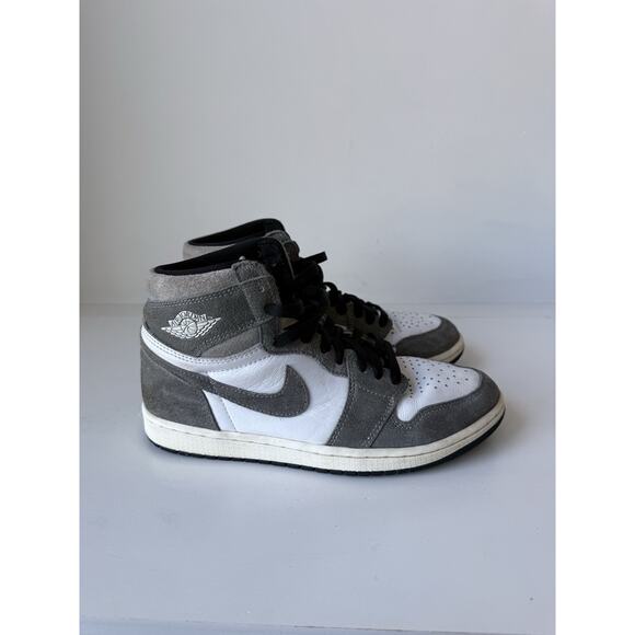 Size 8 - Air Jordan 1 Retro OG High Washed Grey White DZ5485-051 Leather - Picture 1 of 7